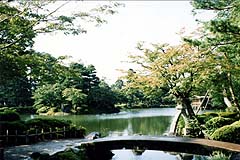金沢の兼六園(石川県金沢、1998年8月22日）