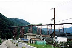 餘部鉄橋（兵庫県香住町、1998年8月24日）