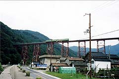余部鉄橋（兵庫県香住町、1998年8月24日）
