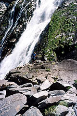 大川の滝(鹿児島県屋久町、1998年9月4日)