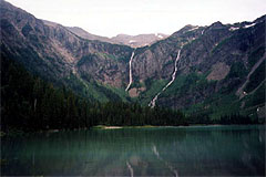 Avalanche Lakeからの美しい風景（Avalanche Lake、1999年8月8日）